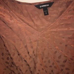 Dusty Pink Flare Slv Express Dress Shirt / Blouse
